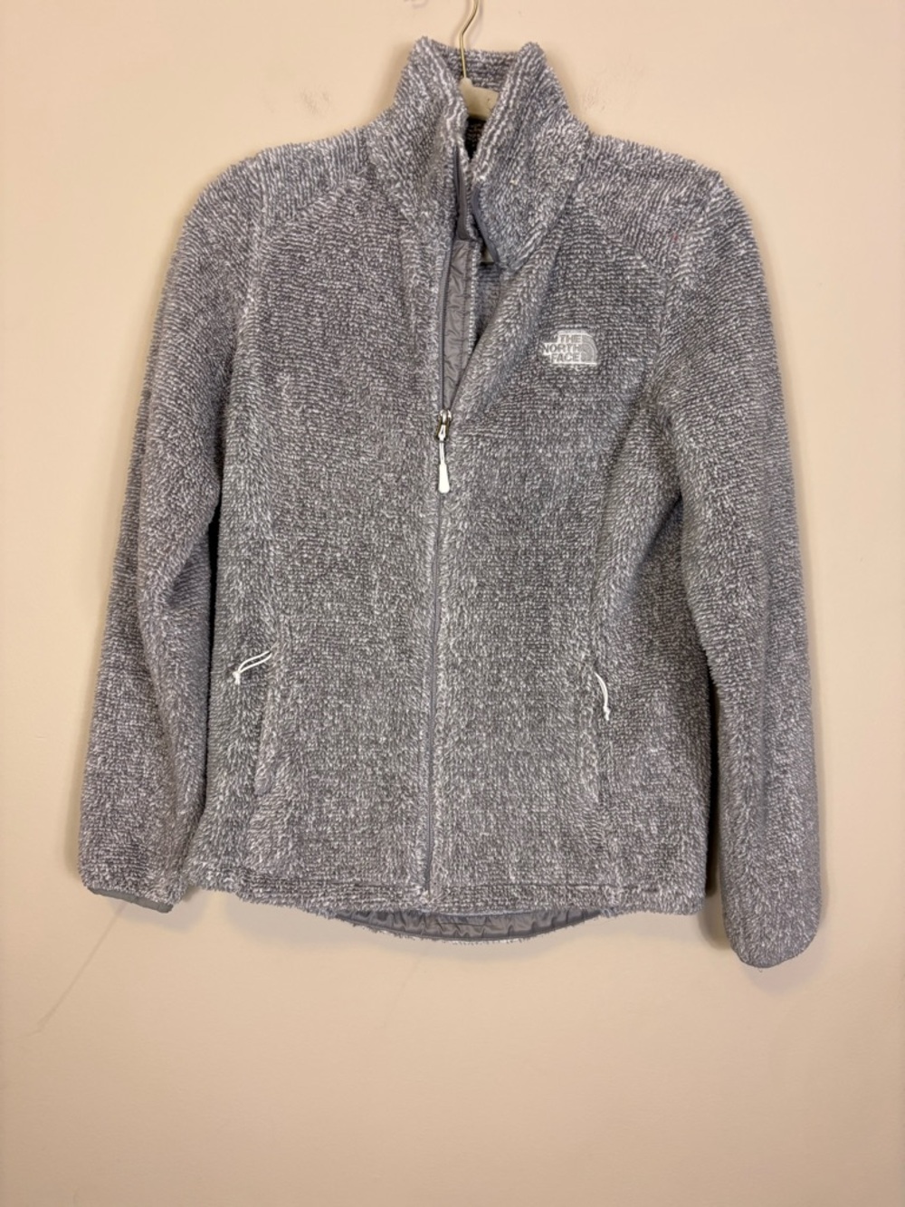 The North Face Light Gray Sherpa Jacket Women’s Small